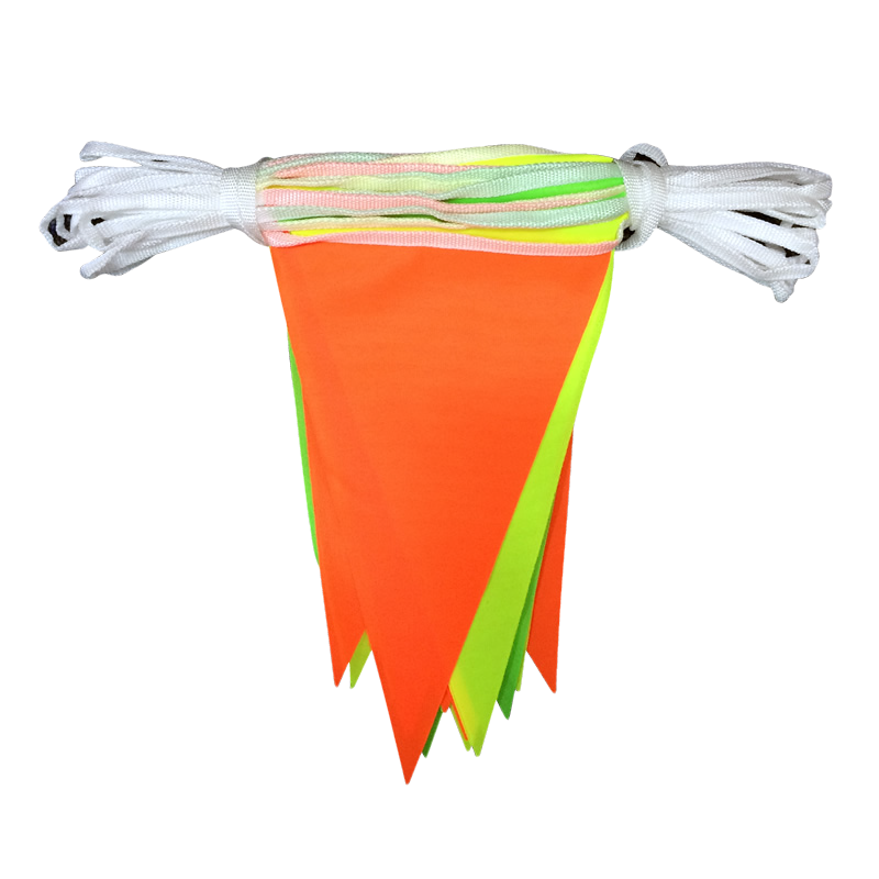 Custom Colour Polyester Fabric Bunting - 10 metres