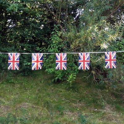 Union Jack polythene bunting - 8.5 metres