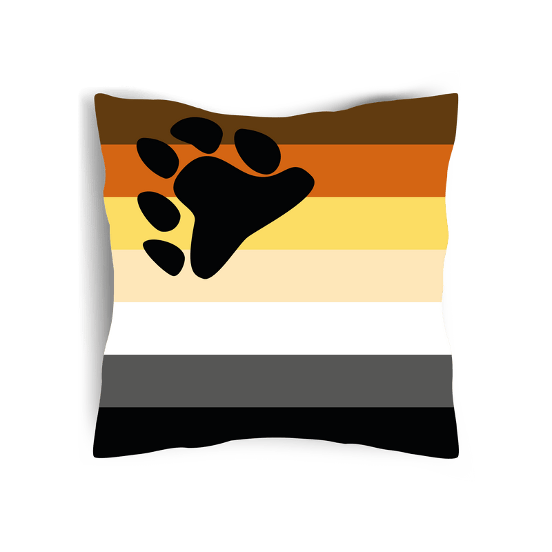 Bear Brorherhood Flag Pride Cushion