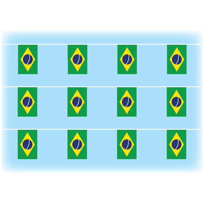 Brazil flag bunting