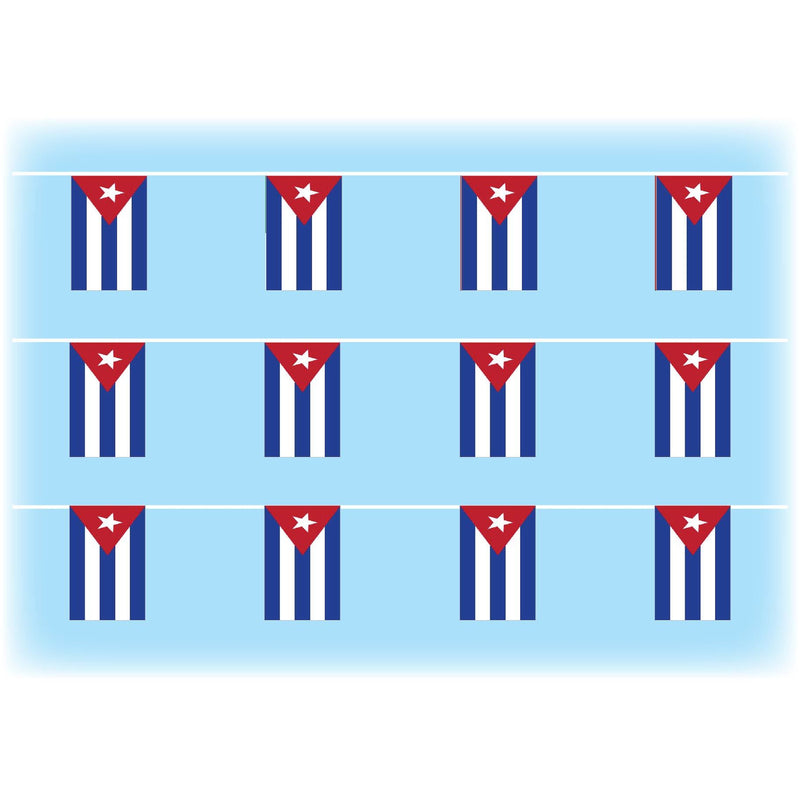 Cuba flag bunting