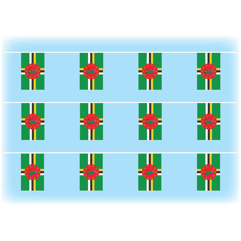 Dominica flag bunting