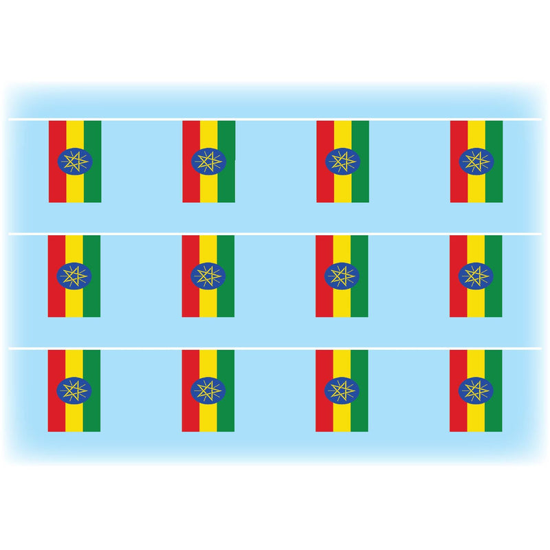 Ethiopia flag bunting