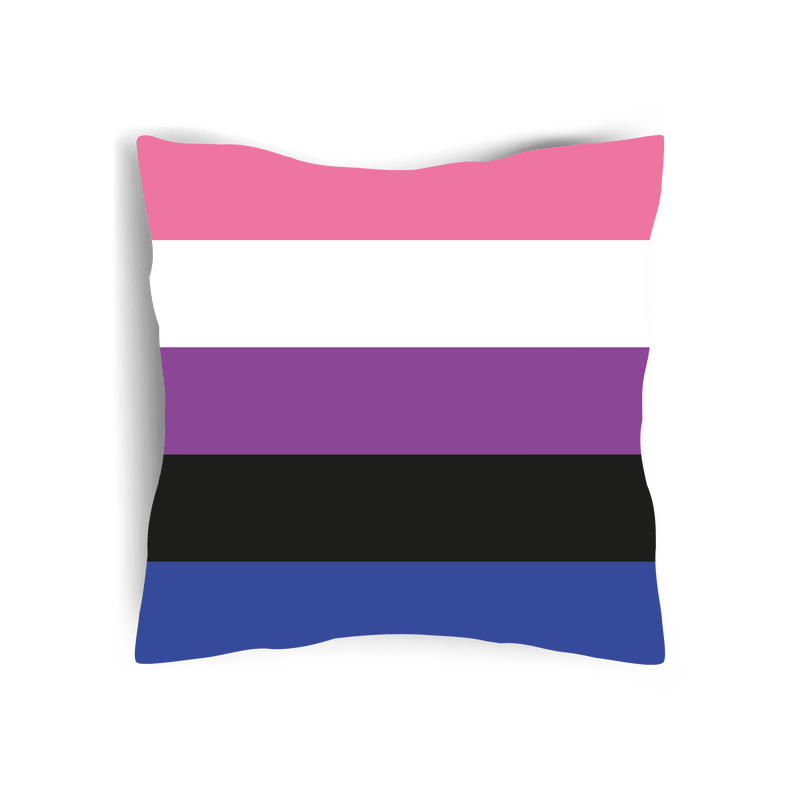 Genderfluid Pride Flag Cushion