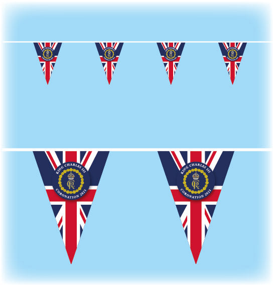 Bunting for the Coronation - Special edition design - Triangle