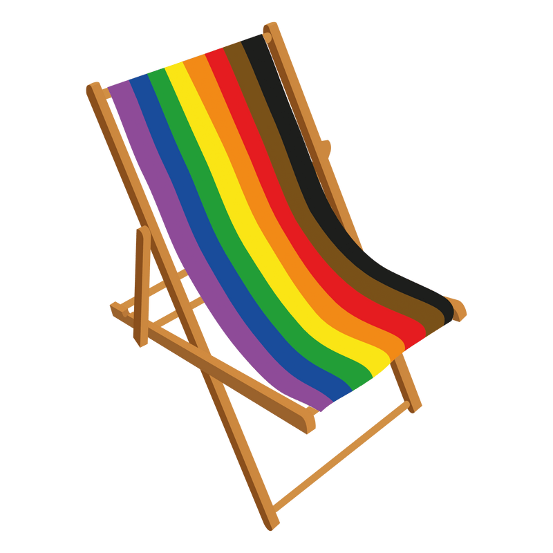 Philadelphia Pride Personalised Deckchair