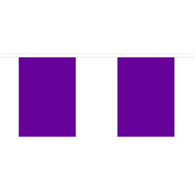 Plain purple Fabric Bunting - 10 metres