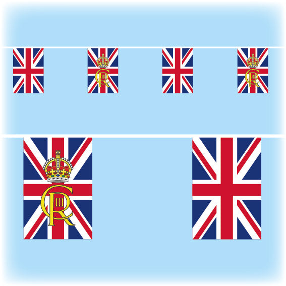 Bunting for the Coronation - Royal Cypher Design