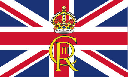 Flag for the Coronation - Royal Cypher Design