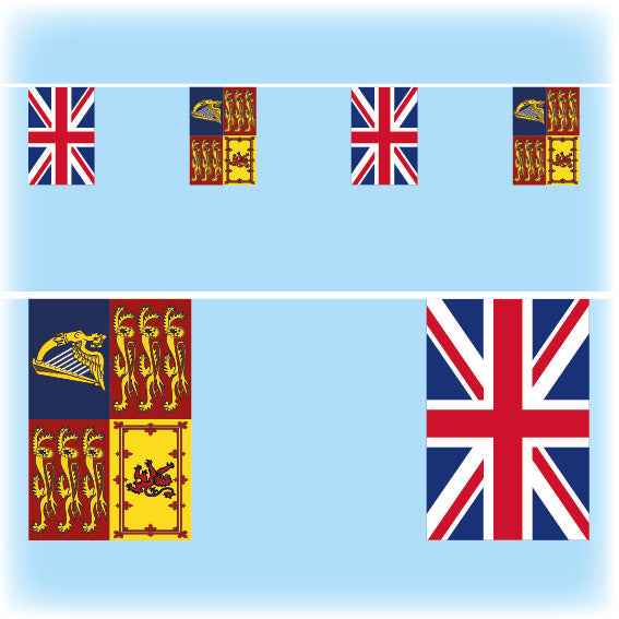 Bunting for the Coronation - Royal Standard Design