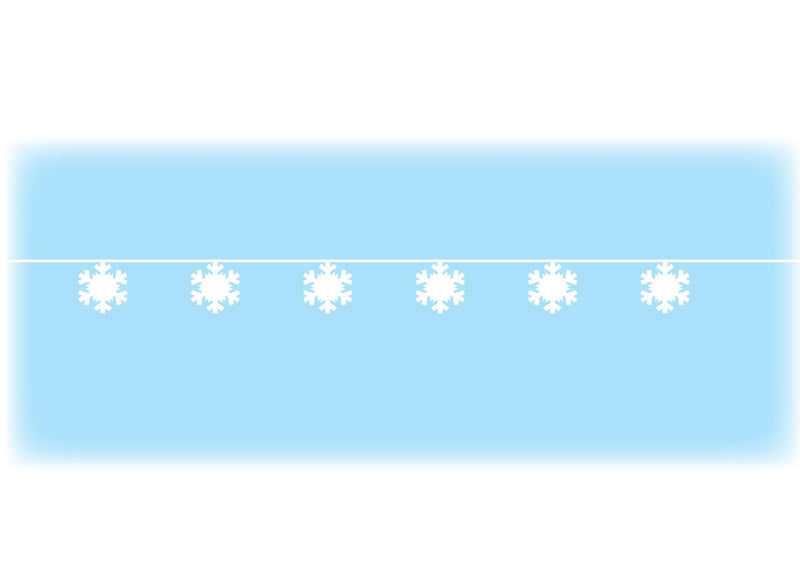 Snowflake Bunting - 10 metres