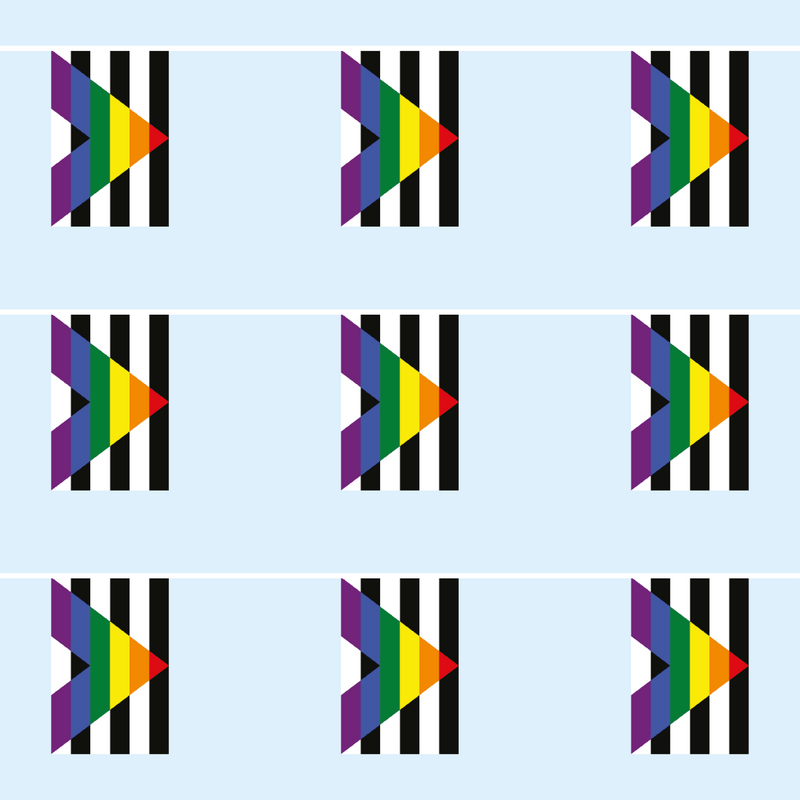 Straight Ally pride flag bunting