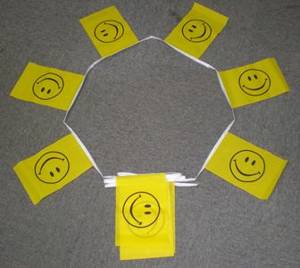 6m 20 Flag Smiley Face Bunting