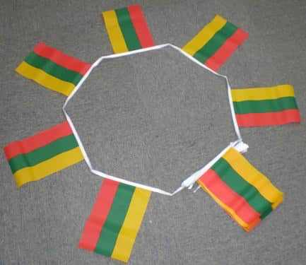 6m 20 Flag Lithuania Bunting