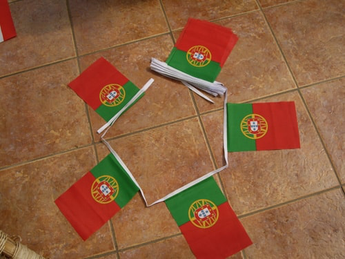6m 20 Flag Portugal Bunting