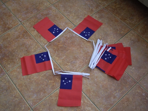6m 20 Flag Samoa Bunting