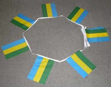 6m 20 Flag Gabon Bunting
