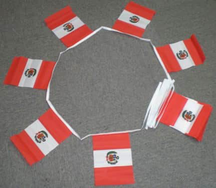 6m 20 Flag Peru State Bunting