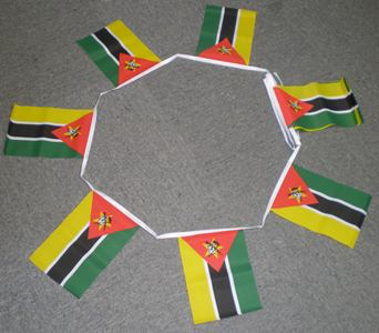 6m 20 Flag Mozambique Bunting