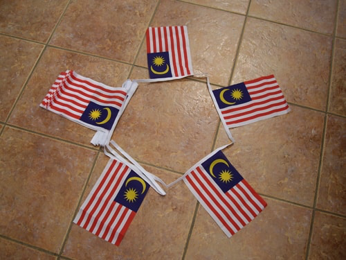 6m 20 Flag Malaysia Bunting