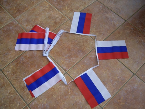 6m 20 Flag Russia Bunting