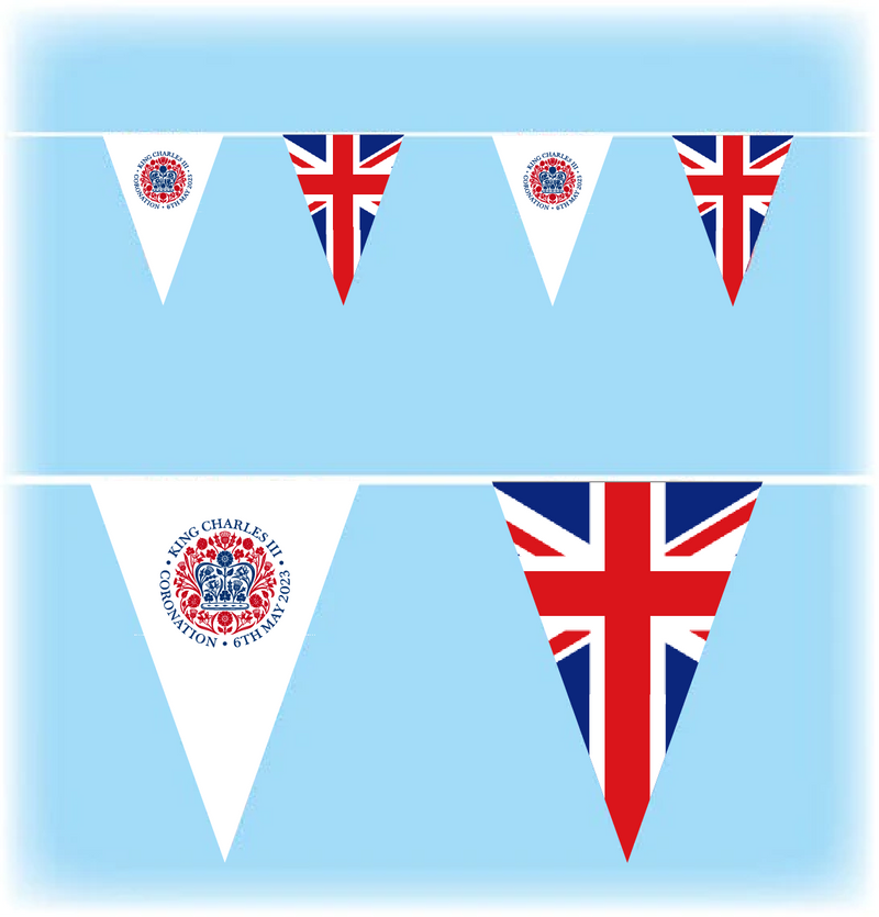 Bunting for the Coronation - Official design - Triangle
