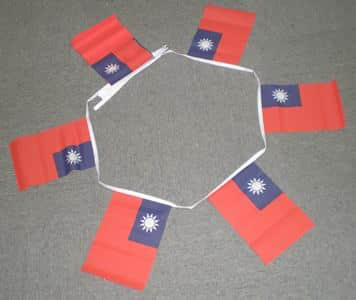 6m 20 Flag Taiwan Bunting
