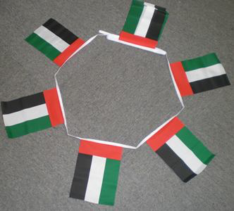 United Arab Emirates (UAE) Bunting - 6 metres