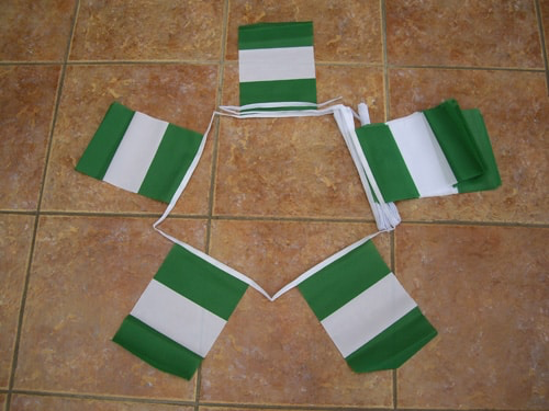 6m 20 Flag Nigeria Bunting