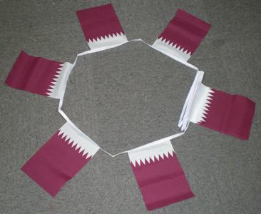 6m 20 Flag Qatar Bunting
