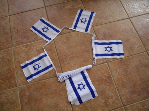 6m 20 Flag Israel Bunting