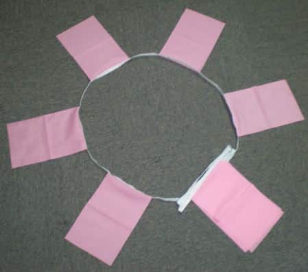 6m 20 Flag Pink Bunting