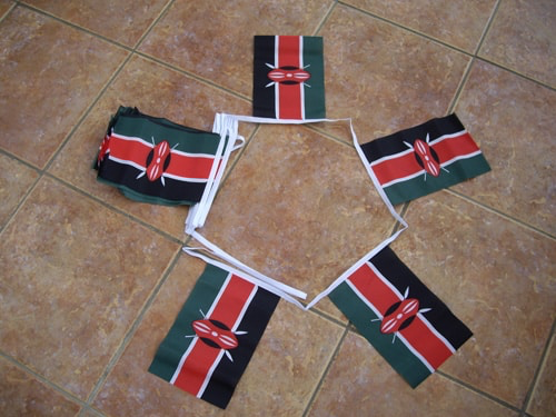 6m 20 Flag Kenya Bunting