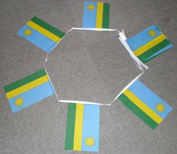 6m 20 Flag Rwanda Bunting