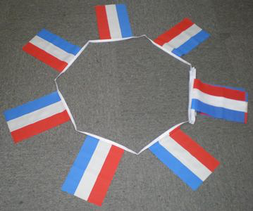 6m 20 Flag Luxembourg Bunting