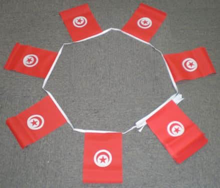 6m 20 Flag Tunisia Bunting